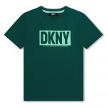 Dkny D60020 Short Sleeve T-shirt Verde 4 Anos