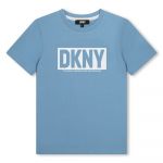 Dkny D60020 Short Sleeve T-shirt Azul 6 Anos