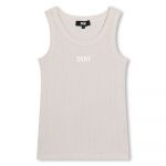 Dkny D60081 Sleeveless T-shirt Branco 12 Anos