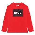 Hugo G25137 Long Sleeve T-shirt Vermelho 10 Anos