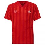 Adidas Printed Freelift Short Sleeve T-shirt Vermelho 15-16 Anos