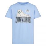 Converse Kids Script Sneaker Gfx Short Sleeve T-shirt Azul 10-12 Anos