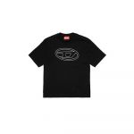 Diesel Kids J01788 Short Sleeve T-shirt Preto 8 Anos