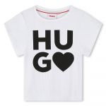 Hugo G00063 Short Sleeve T-shirt Branco 16 Anos