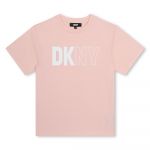 Dkny D60036 Short Sleeve T-shirt Rosa 14 Anos