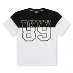 Dkny D60027 Short Sleeve T-shirt Branco 16 Anos