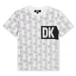 Dkny D60025 Short Sleeve T-shirt Branco 16 Anos