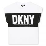 Dkny D60098 Short Sleeve T-shirt Branco 12 Anos