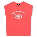 Dkny D60092 Short Sleeve T-shirt Laranja 16 Anos