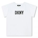 Dkny D60086 Short Sleeve T-shirt Branco 6 Anos