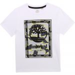 Timberland T-shirt Short Sleeve Branco 10 Anos