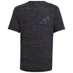 Adidas Ti Heath Short Sleeve T-shirt Cinzento 11-12 Anos