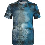 Adidas Hit Short Sleeve T-shirt Azul 11-12 Anos