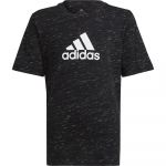 Adidas Future Icons Badge Of Sport Logo Short Sleeve T-shirt Preto 9-10 Anos