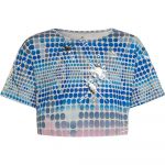 Adidas Dance Single Regular Crop Short Sleeve T-shirt Azul 9-10 Anos