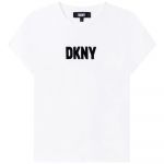 Dkny D35s29 Short Sleeve T-shirt Branco 16 Anos
