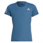 Adidas Club Short Sleeve T-shirt Azul 9-10 Anos