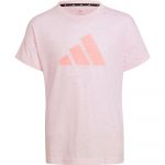 Adidas 3 Bar Short Sleeve T-shirt Roxo 9-10 Anos
