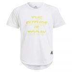 Adidas Xfg Primeblue Aeroready Short Sleeve T-shirt Branco 11-12 Anos