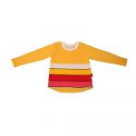Penguinbag Stripes Long Sleeve T-shirt Colorido 4-6 Anos