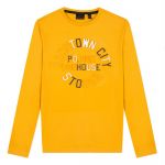 Beckaro Six Rivers Studio Long Sleeve T-shirt Amarelo 14 Anos