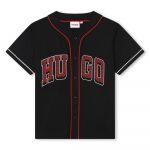 Hugo G00062 Short Sleeve Shirt Preto 8 Anos
