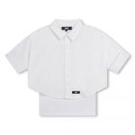 Dkny D60095 Long Sleeve Shirt Branco 8 Anos