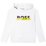 Boss J25m58 Full Zip Sweatshirt Branco 14 Anos