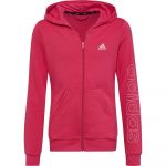 Adidas Essentials Full Zip Sweatshirt Vermelho 4-5 Anos