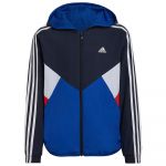 Adidas Cb Wnd Br Full Zip Sweatshirt Azul 9-10 Anos