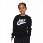 Nike Kids Club Hbr Fleece Crew Sweatshirt Preto 6-7 Anos