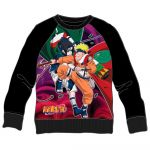 Sd Toys Sweatshirt Naruto Sasuke Fight Preto 4 Anos