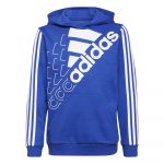 Adidas Logo Hoodie Azul 4-5 Anos