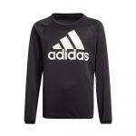 Adidas Designed To Move Big Logo Sweatshirt Preto 8-9 Anos
