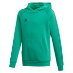 Adidas Core 18 Hoodie Verde 7-8 Anos