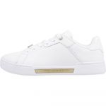 Tommy Hilfiger Court Golden Trainers Branco 37 Mulher