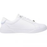 Tommy Hilfiger Golden Court Trainers Branco 38 Mulher