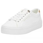 Tommy Hilfiger Essential Vulc Canvas Trainers Branco 39 Mulher