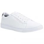 Tommy Hilfiger Metallic Back Lace-up Trainers Branco 39 Mulher