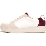 Fitflop Rally Leather/suede Panel Trainers Beige 40 Mulher