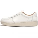 Fitflop Rally Leather Panel Trainers Branco 41 Mulher