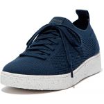Fitflop Rally Knit Trainers Azul 40 Mulher