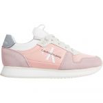Calvin Klein Jeans Runner Laceup Sock Trainers Rosa 40 Mulher