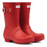 Hunter Original Short Rain Boots Vermelho EU 36 Mulher