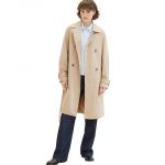 Tom Tailor Modern Trench Trench Coat Beige S Mulher