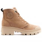Palladium Pallabase Nubuck Zip Wl Boots Beige 36 Mulher