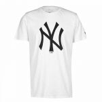 New Era Mlb Team Logo New York Yankees Short Sleeve T-shirt Branco XL Homem