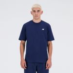 New Balance Small Logo Short Sleeve T-shirt Azul XL Homem