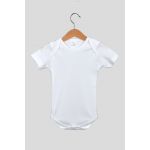 Fill Baby Body Liso Manga Curta Branco Unisexo 24 Meses