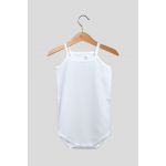 Fill Baby Body Liso Alças Branco Unisexo 6 Meses